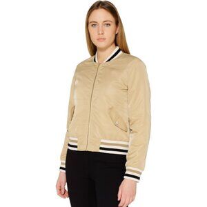 Samantha Sipos XL Tan Bomber Jacket